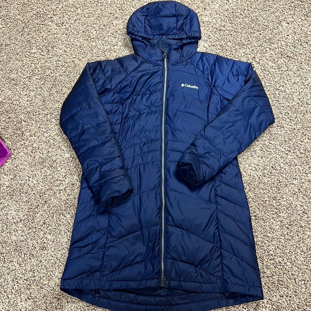 Womens Columbia Parka Navy Large